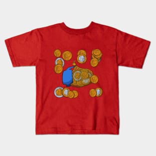 Saint Nicholas Chocolate Coins Kids T-Shirt